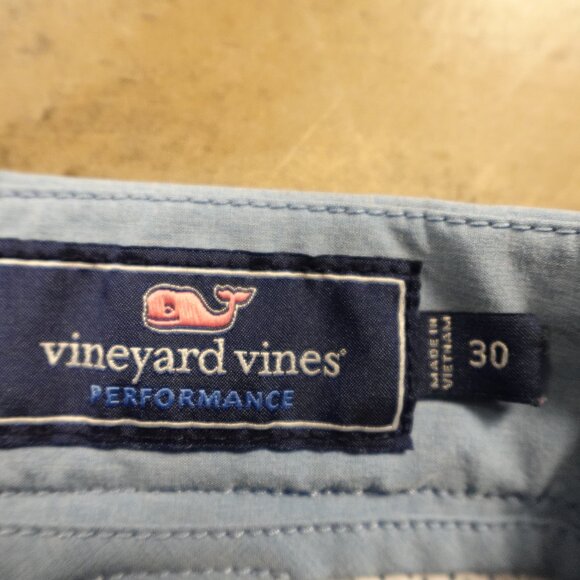 Vineyard Vines Breaker Shorts men's 30 Jake Blue 7" inseam stretch beach lounge - Picture 2 of 11